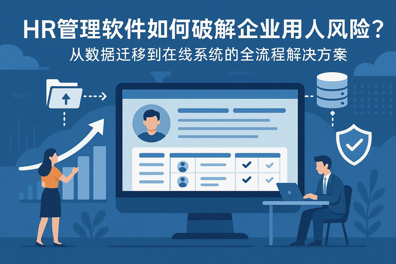 HR管理软件如何破解企业用人风险？从数据迁移到在线系统的全流程解决方案