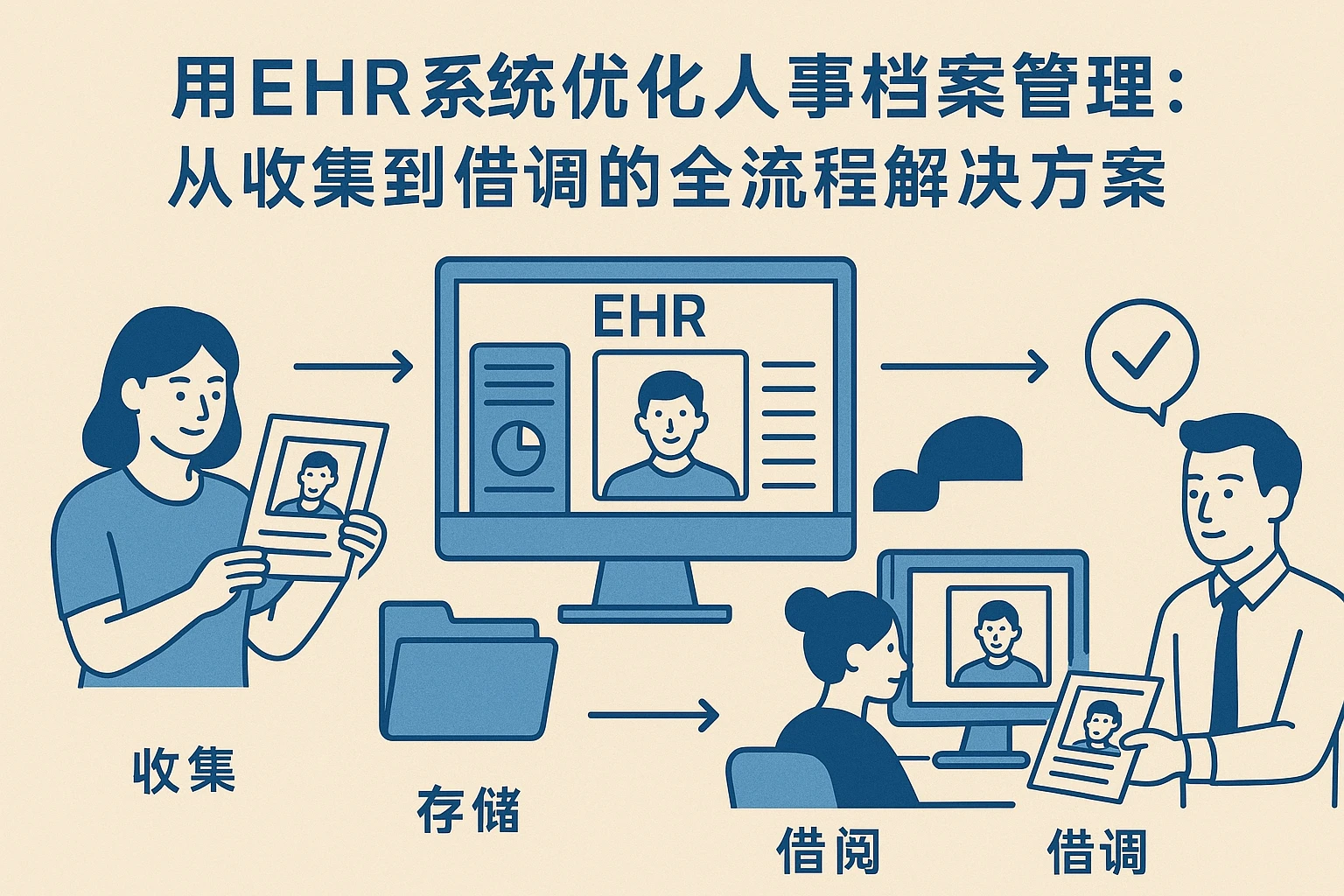 用EHR系统优化人事档案管理：从收集到借调的全流程解决方案