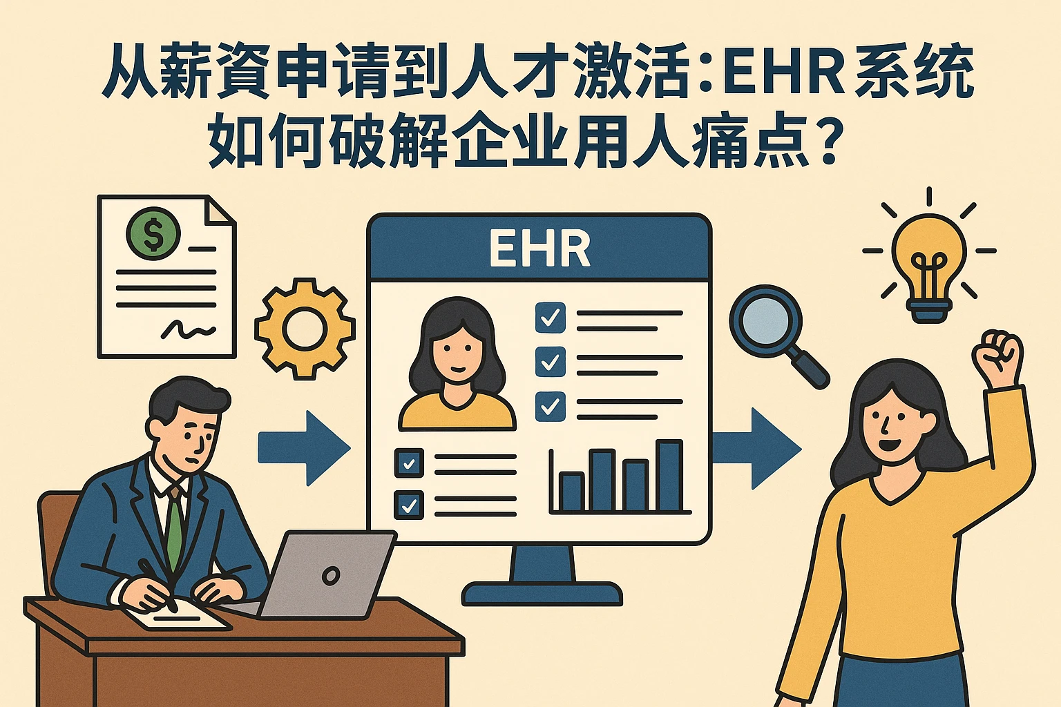 从薪资申请到人才激活：EHR系统如何破解企业用人痛点？