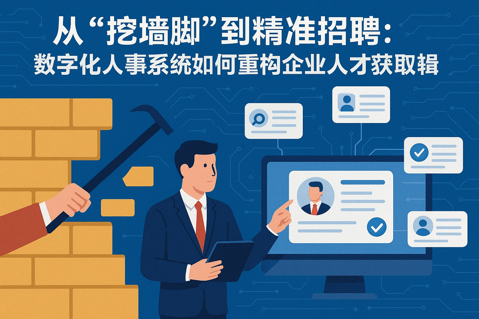 从“挖墙脚”到精准招聘：数字化人事系统如何重构企业人才获取逻辑