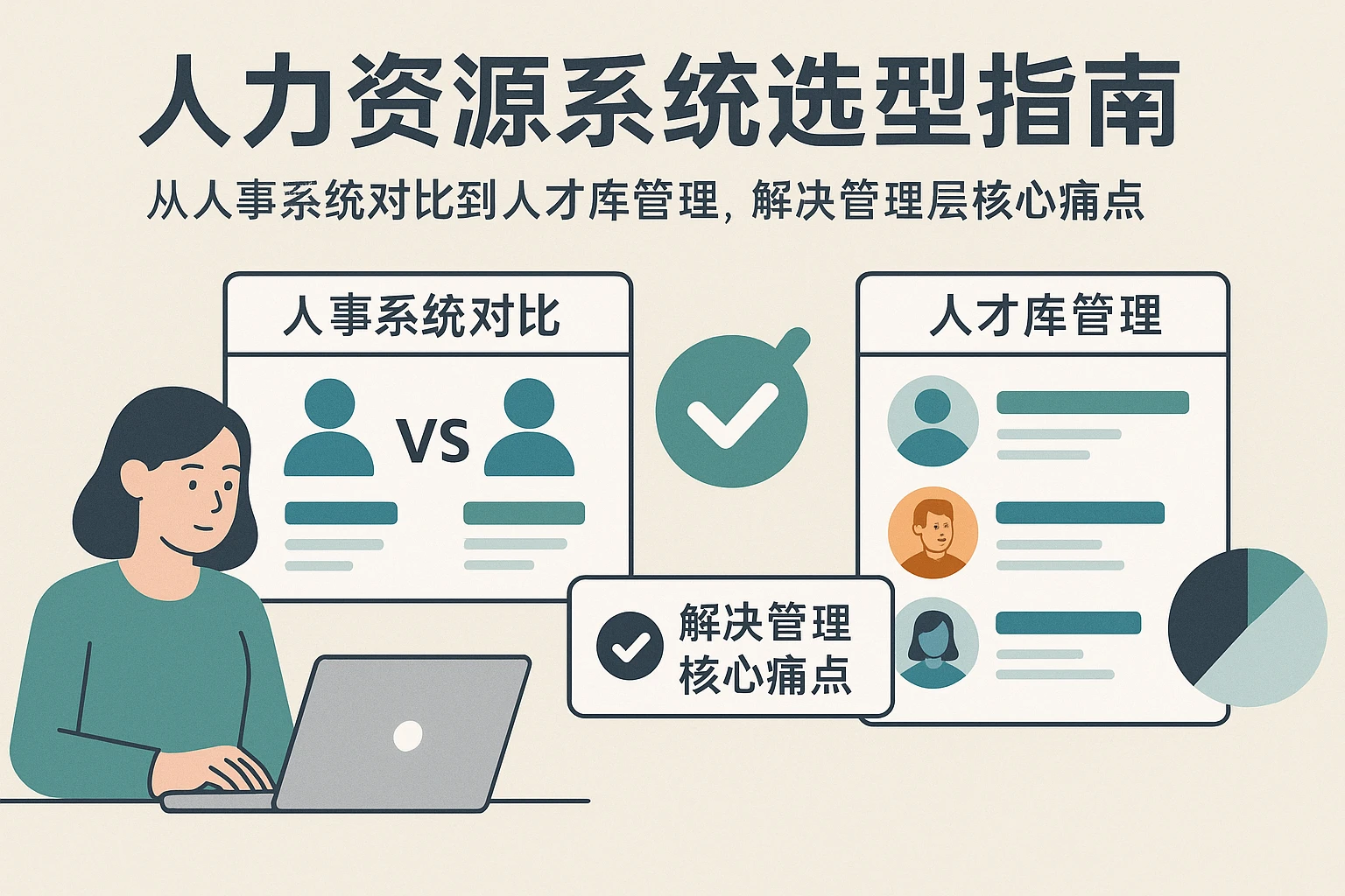 人力资源系统选型指南：从人事系统对比到人才库管理，解决管理层核心痛点