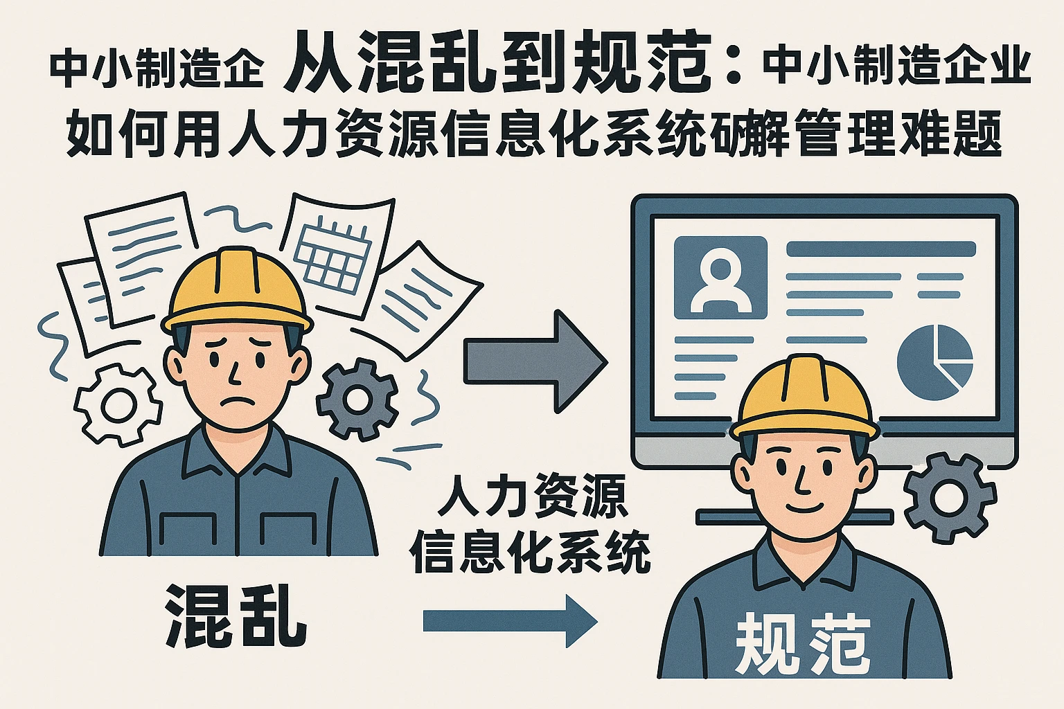 从混乱到规范：中小制造企业如何用人力资源信息化系统破解管理难题
