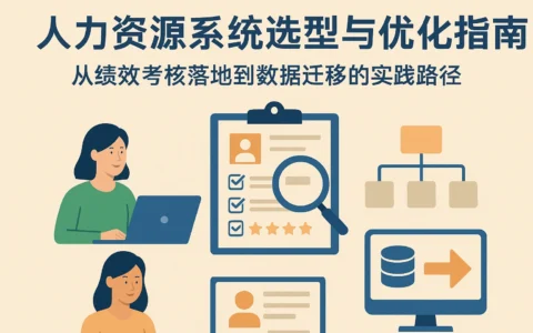 人力资源系统选型与优化指南：从绩效考核落地到数据迁移的实践路径