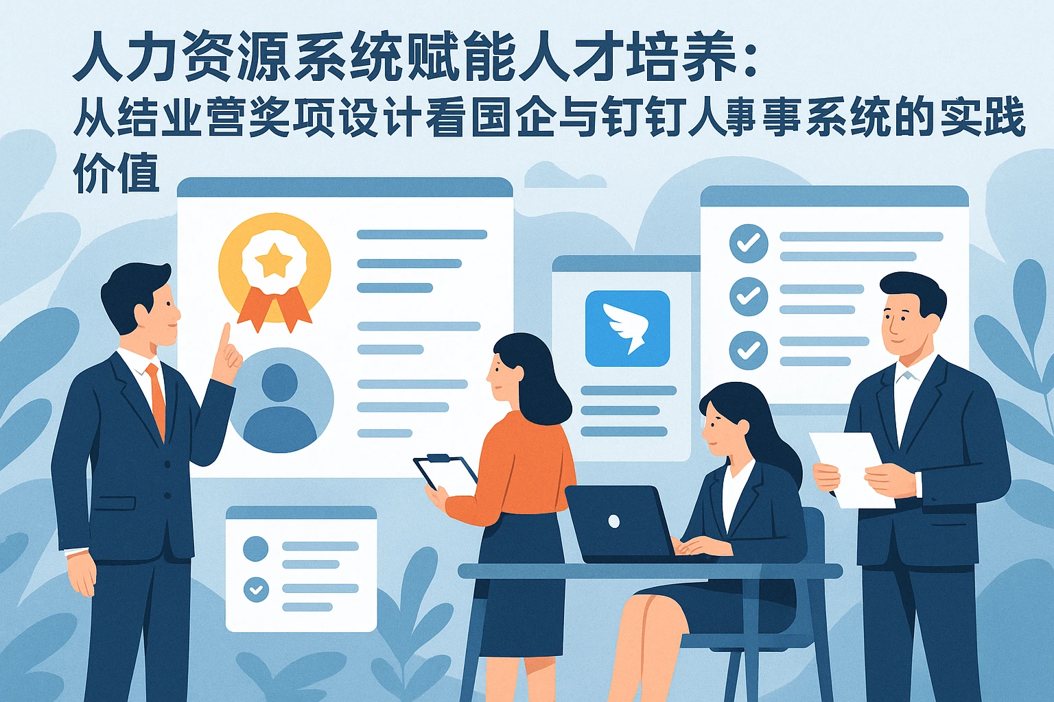 人力资源系统赋能人才培养：从结业营奖项设计看国企与钉钉人事系统的实践价值