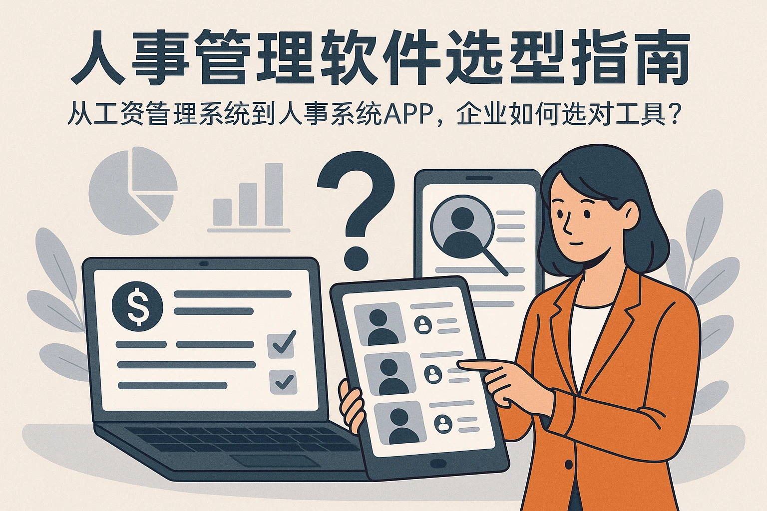 人事管理软件选型指南：从工资管理系统到人事系统APP，企业如何选对工具？