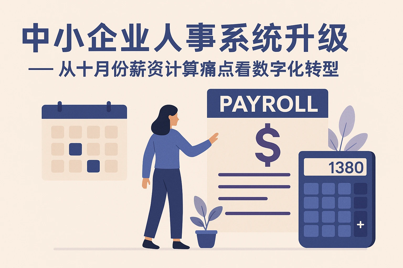 中小企业人事系统升级：从十月份薪资计算痛点看数字化转型