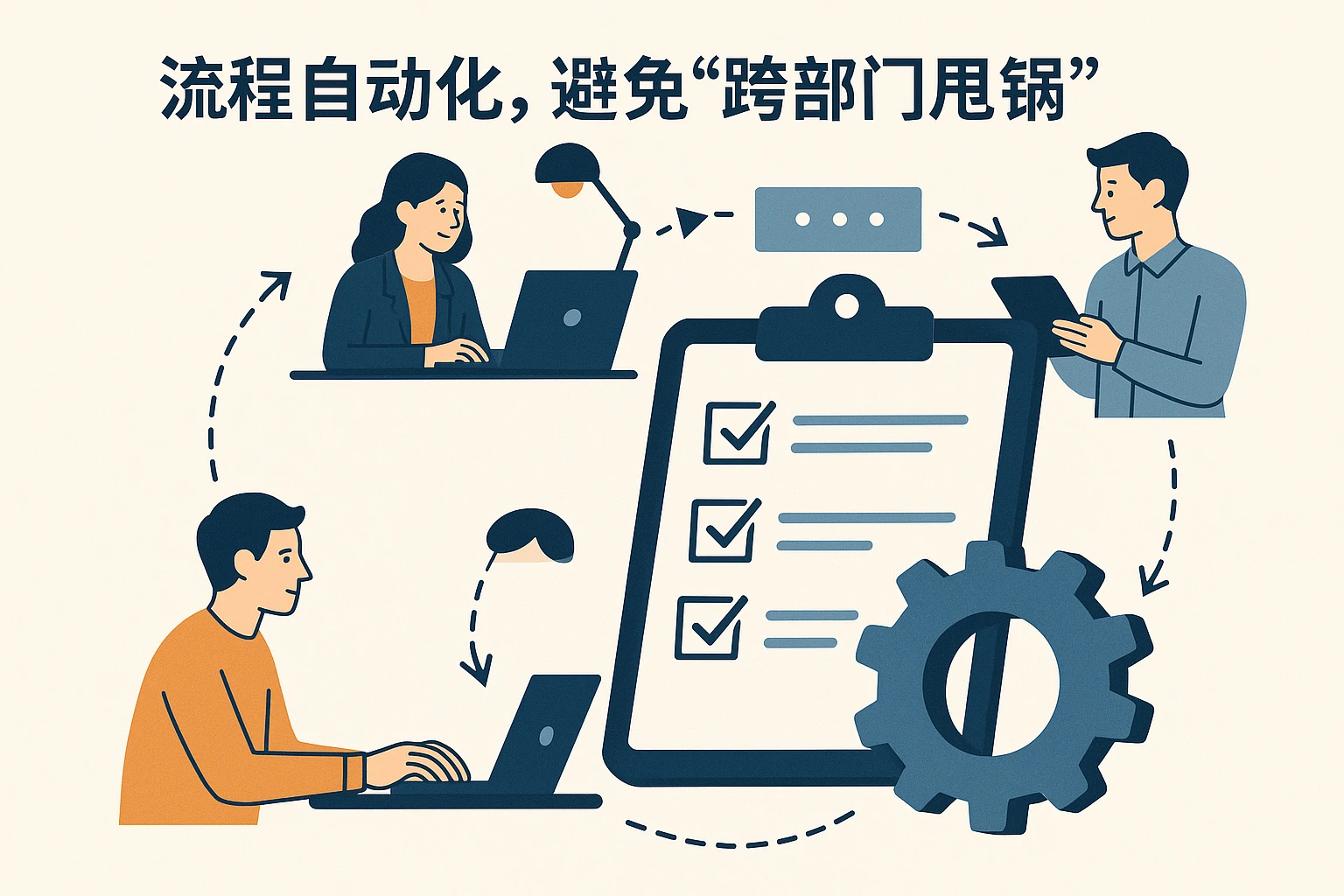 2. 流程自动化，避免“跨部门甩锅”