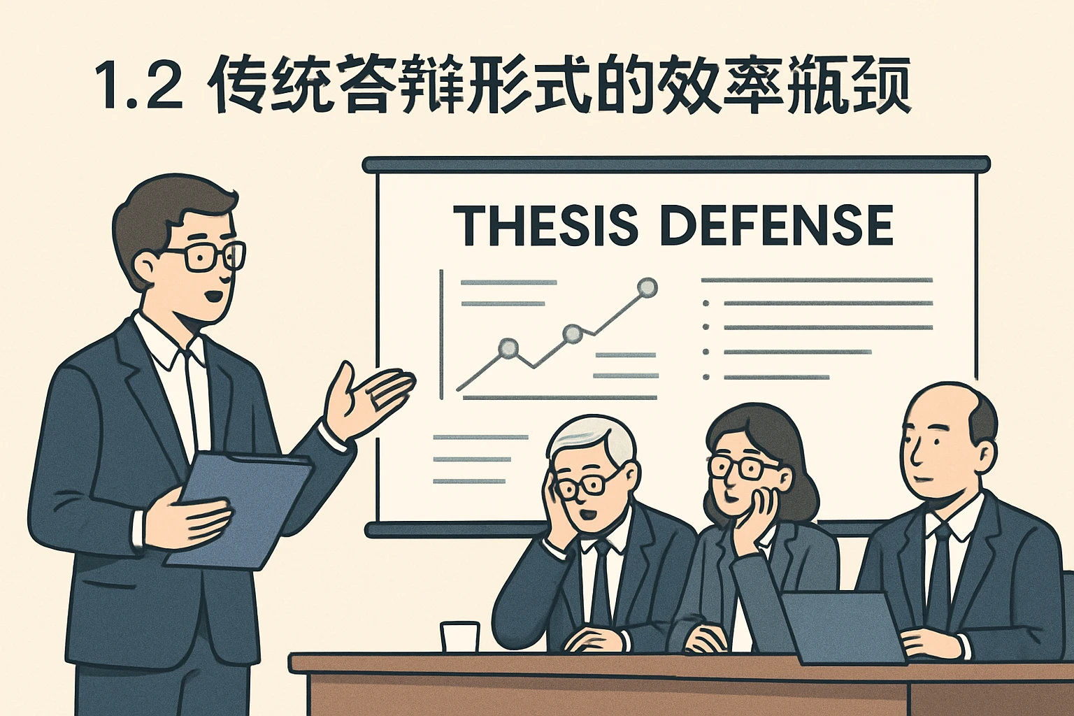 1.2 传统答辩形式的效率瓶颈