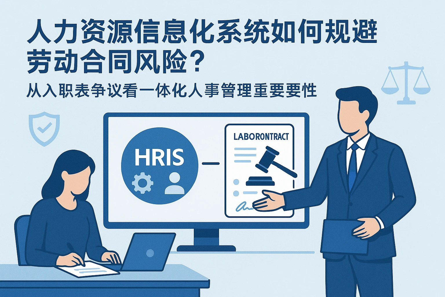 人力资源信息化系统如何规避劳动合同风险？从入职表争议看一体化人事管理的重要性
