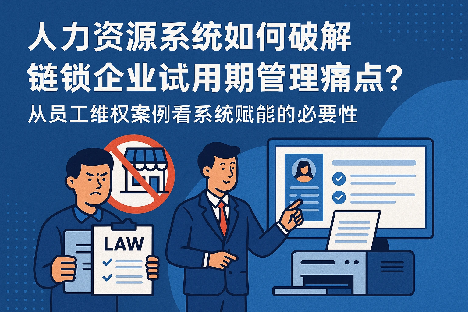 人力资源系统如何破解连锁企业试用期管理痛点？从员工维权案例看系统赋能的必要性