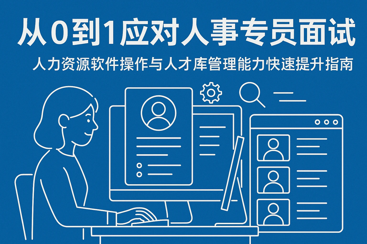 从0到1应对人事专员面试：人力资源软件操作与人才库管理能力快速提升指南