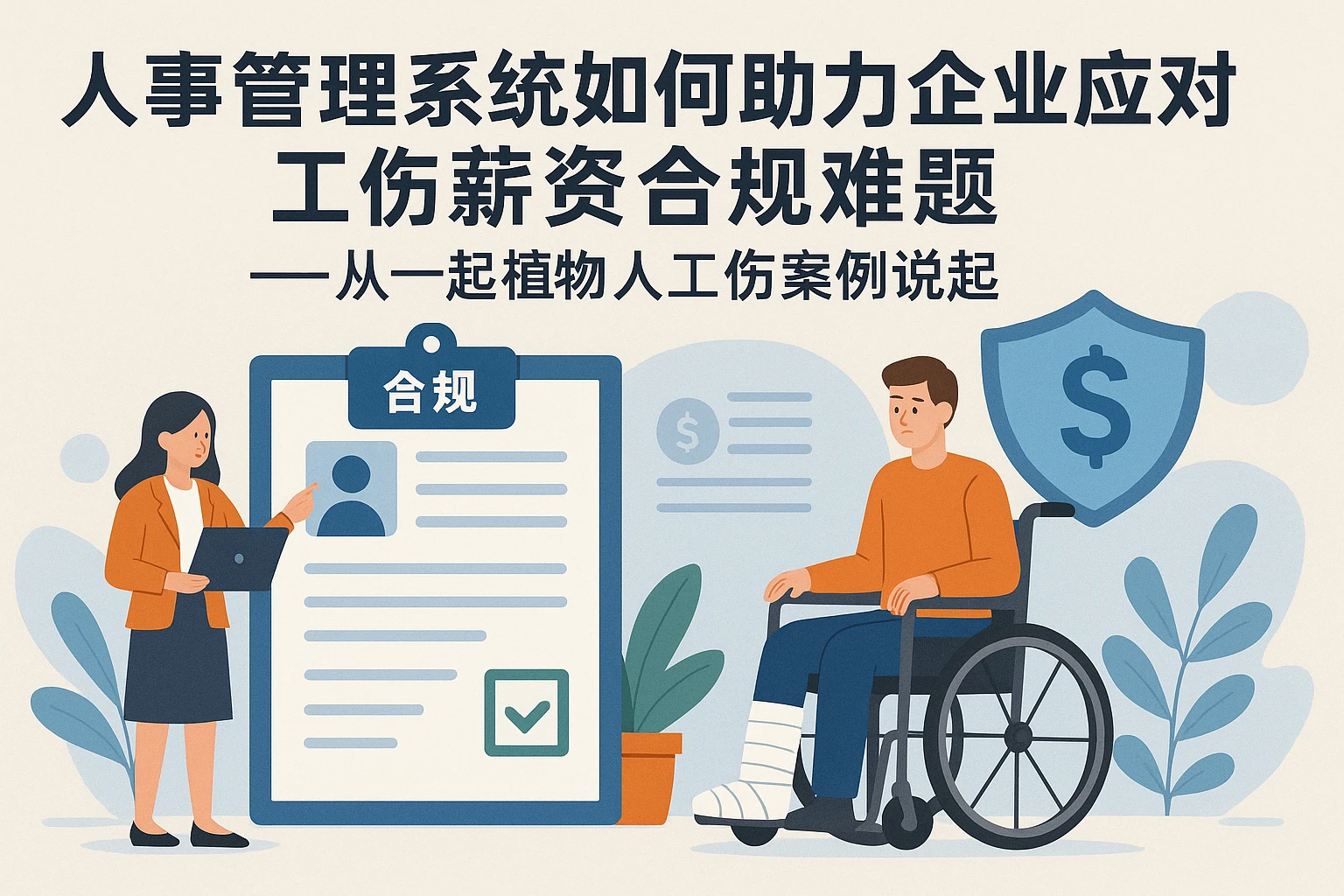 人事管理系统如何助力企业应对工伤薪资合规难题——从一起植物人工伤案例说起