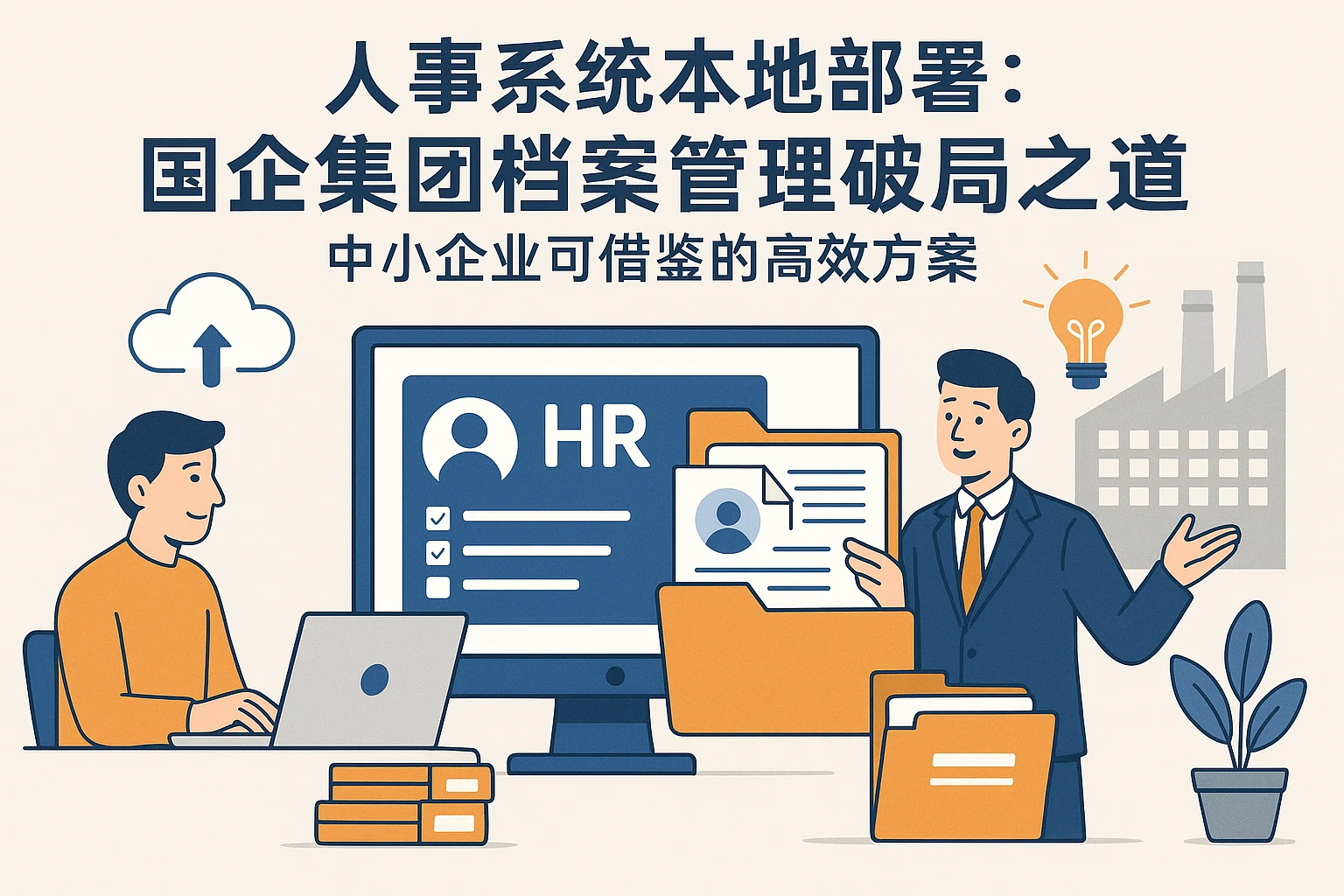人事系统本地部署：国企集团档案管理破局之道，中小企业可借鉴的高效方案
