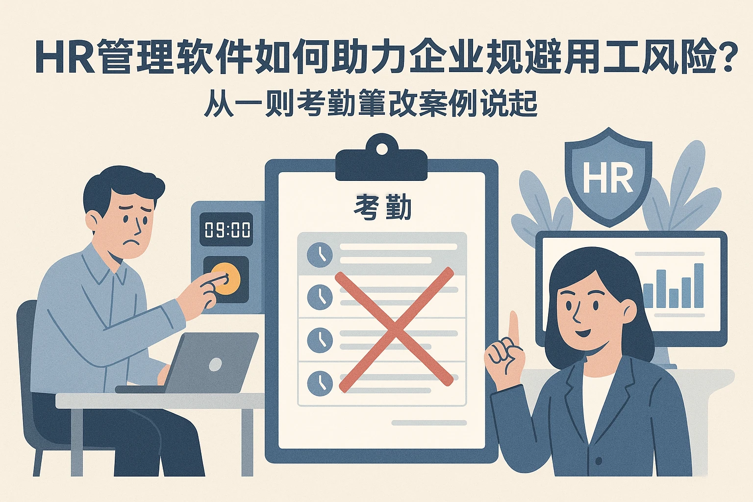 HR管理软件如何助力企业规避用工风险？从一则考勤篡改案例说起