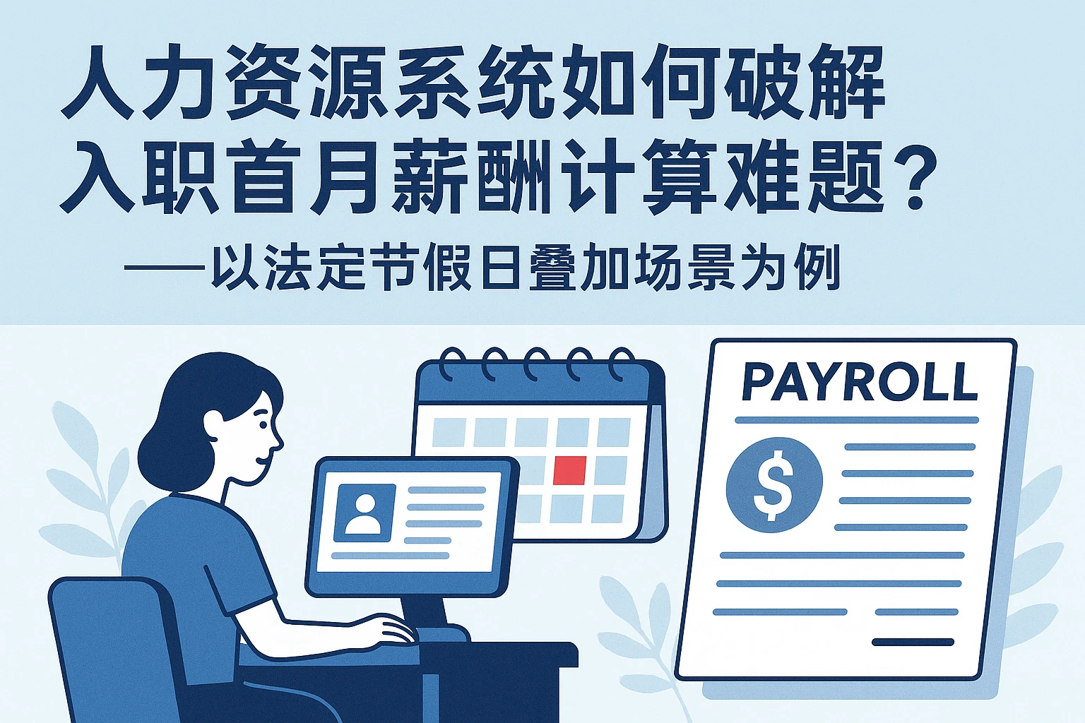人力资源系统如何破解入职首月薪酬计算难题？——以法定节假日叠加场景为例
