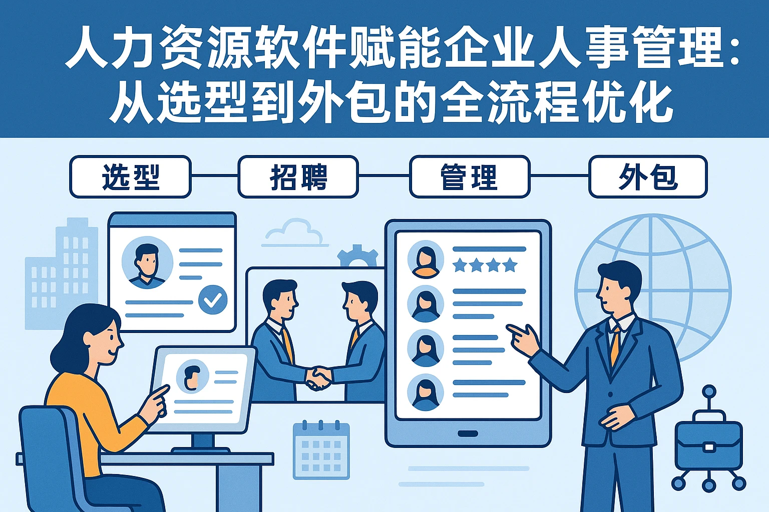 人力资源软件赋能企业人事管理：从选型到外包的全流程优化