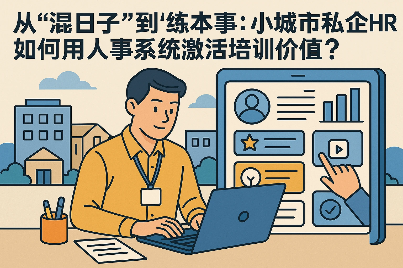 从“混日子”到“练本事”：小城市私企HR如何用人事系统激活培训价值？