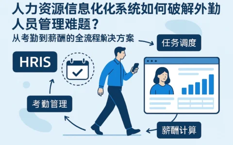 人力资源信息化系统如何破解外勤人员管理难题？从考勤到薪酬的全流程解决方案