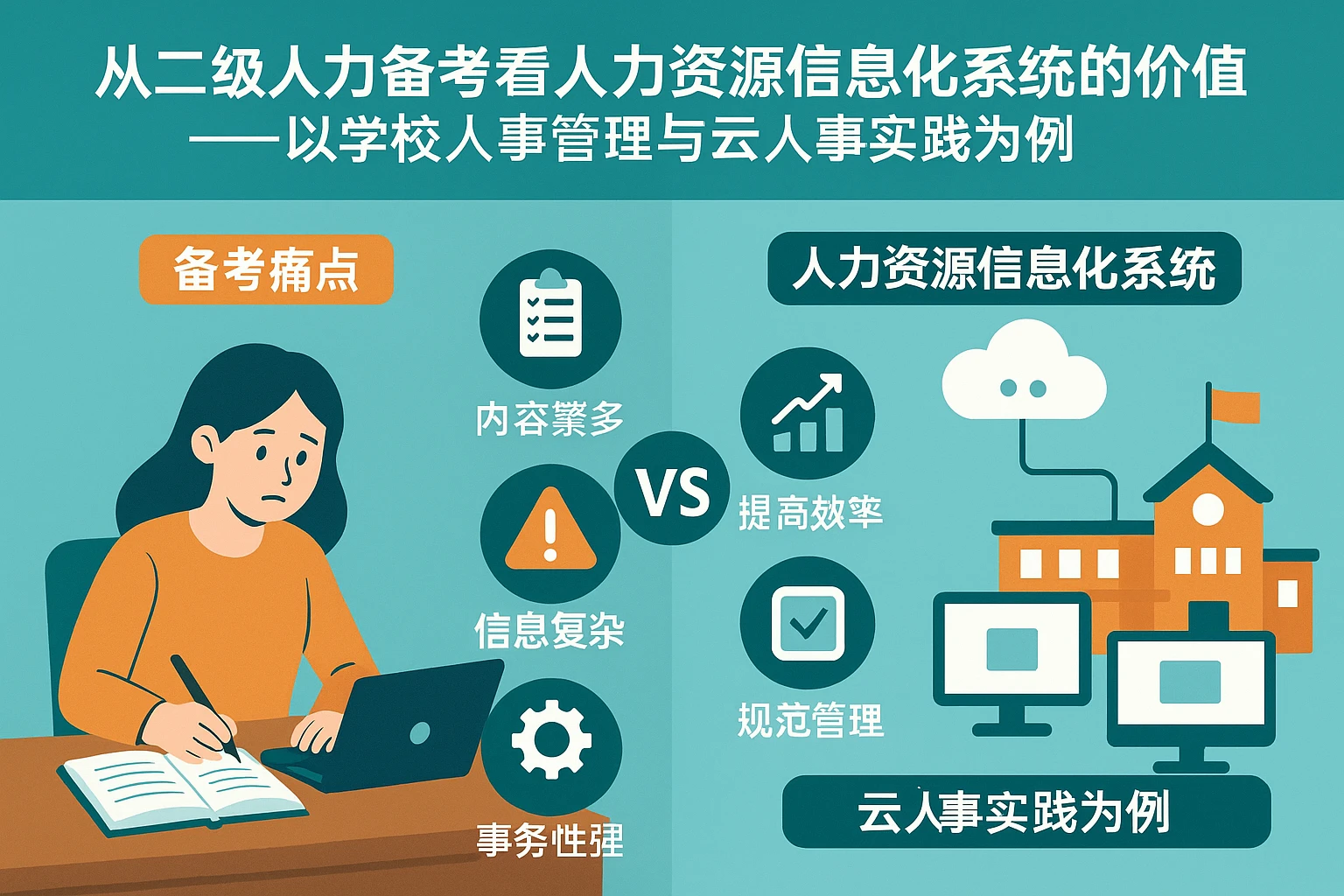 从二级人力备考痛点看人力资源信息化系统的价值——以学校人事管理与云人事实践为例