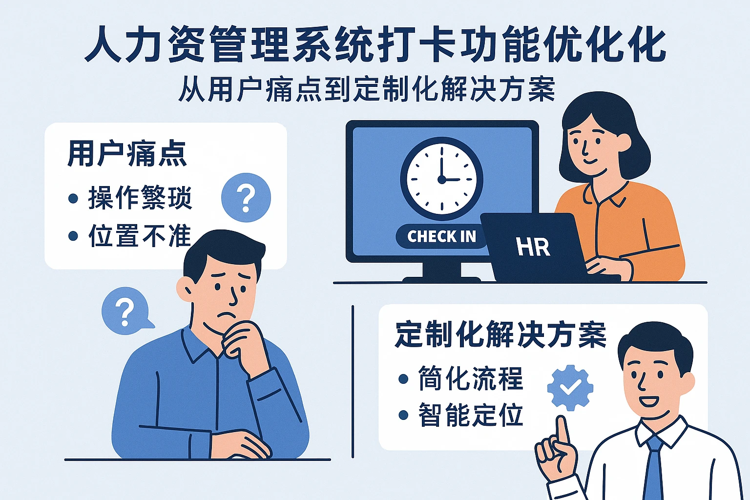 人力资源管理系统打卡功能优化：从用户痛点到定制化解决方案