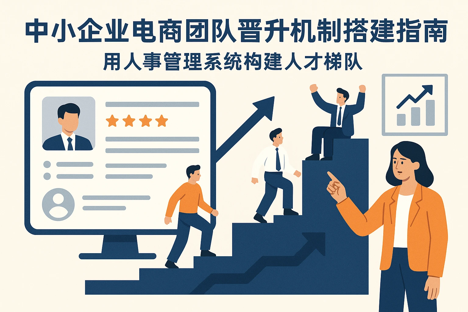 中小企业电商团队晋升机制搭建指南：用人事管理系统构建人才梯队