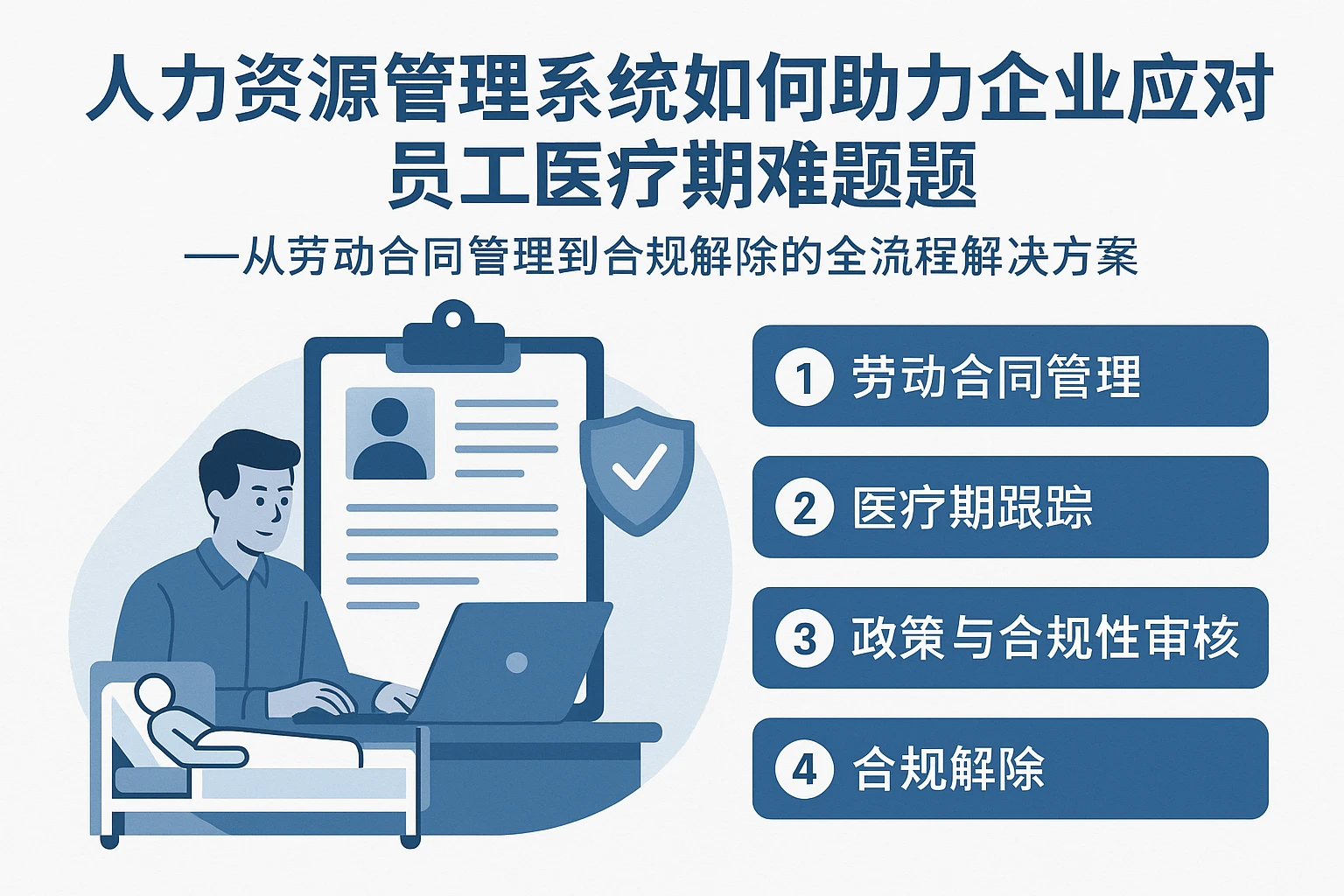 人力资源管理系统如何助力企业应对员工医疗期难题——从劳动合同管理到合规解除的全流程解决方案