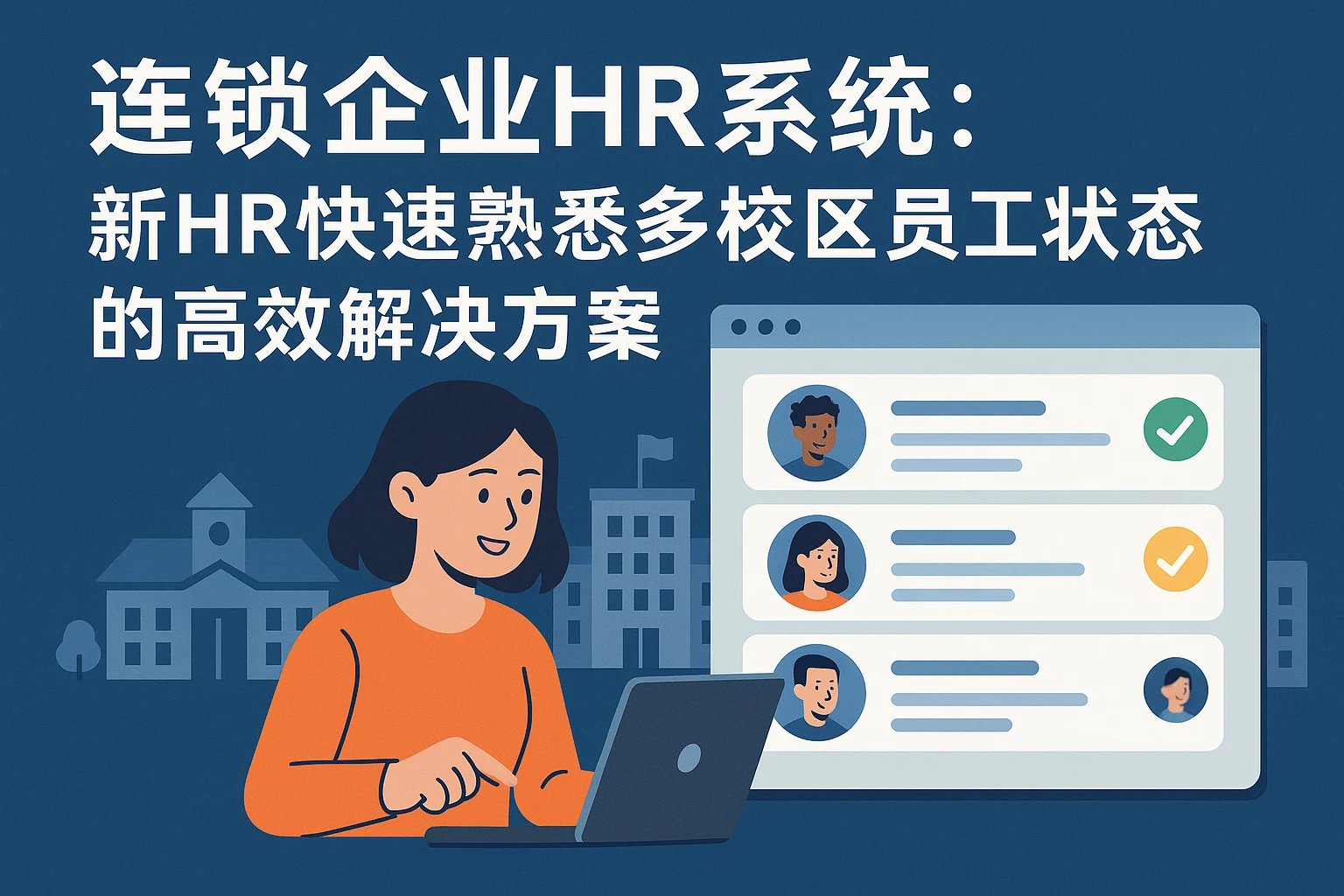 连锁企业HR系统：新HR快速熟悉多校区员工状态的高效解决方案