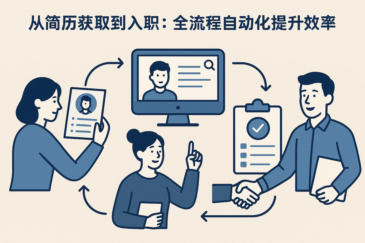 2. 从简历获取到入职：全流程自动化提升效率