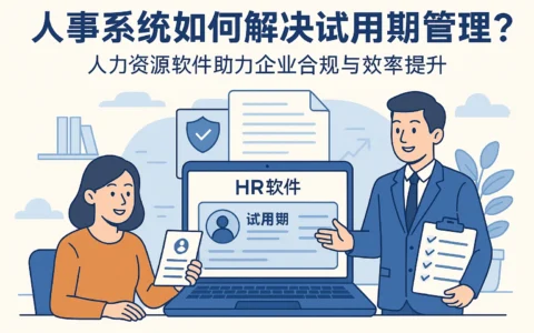 人事系统如何解决试用期管理难题？人力资源软件助力企业合规与效率提升