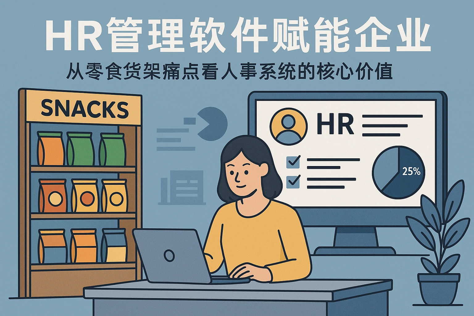 HR管理软件赋能企业：从零食货架痛点看人事系统的核心价值