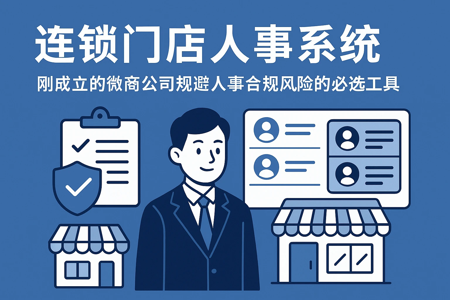 连锁门店人事系统：刚成立的微商公司规避人事合规风险的必选工具