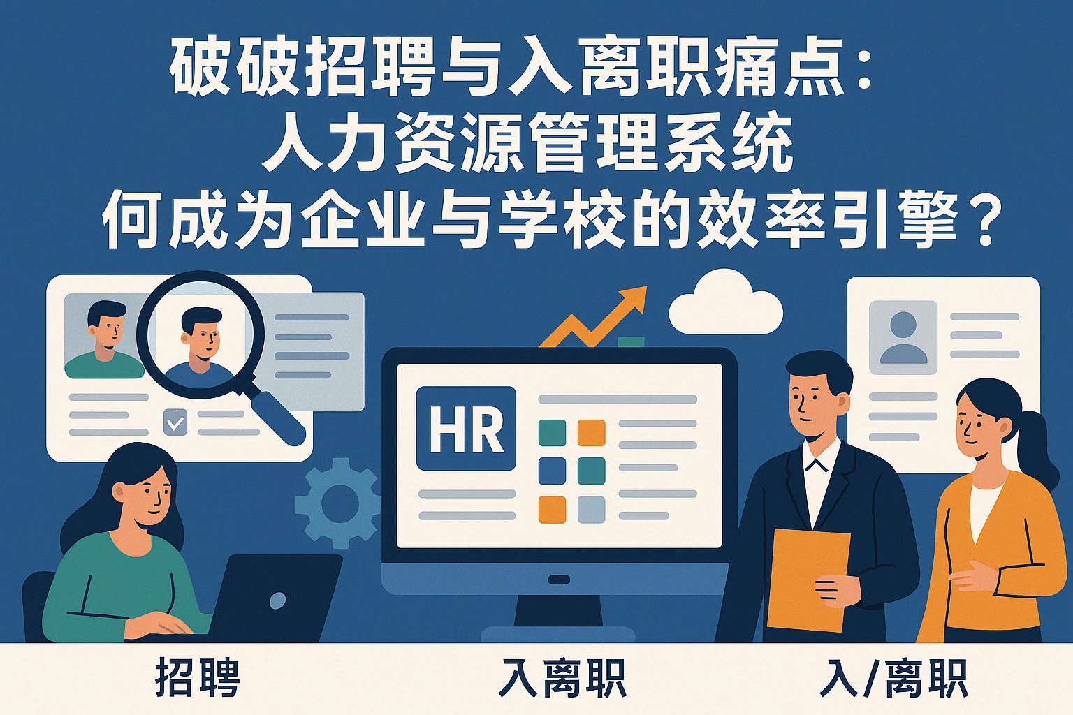 破解招聘与入离职痛点：人力资源管理系统如何成为企业与学校的效率引擎？