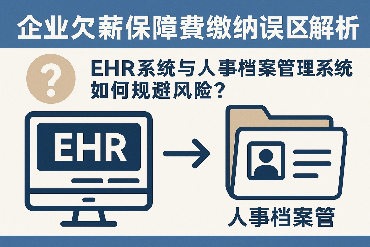企业欠薪保障费缴纳误区解析：ehr系统与人事档案管理系统如何规避风险？