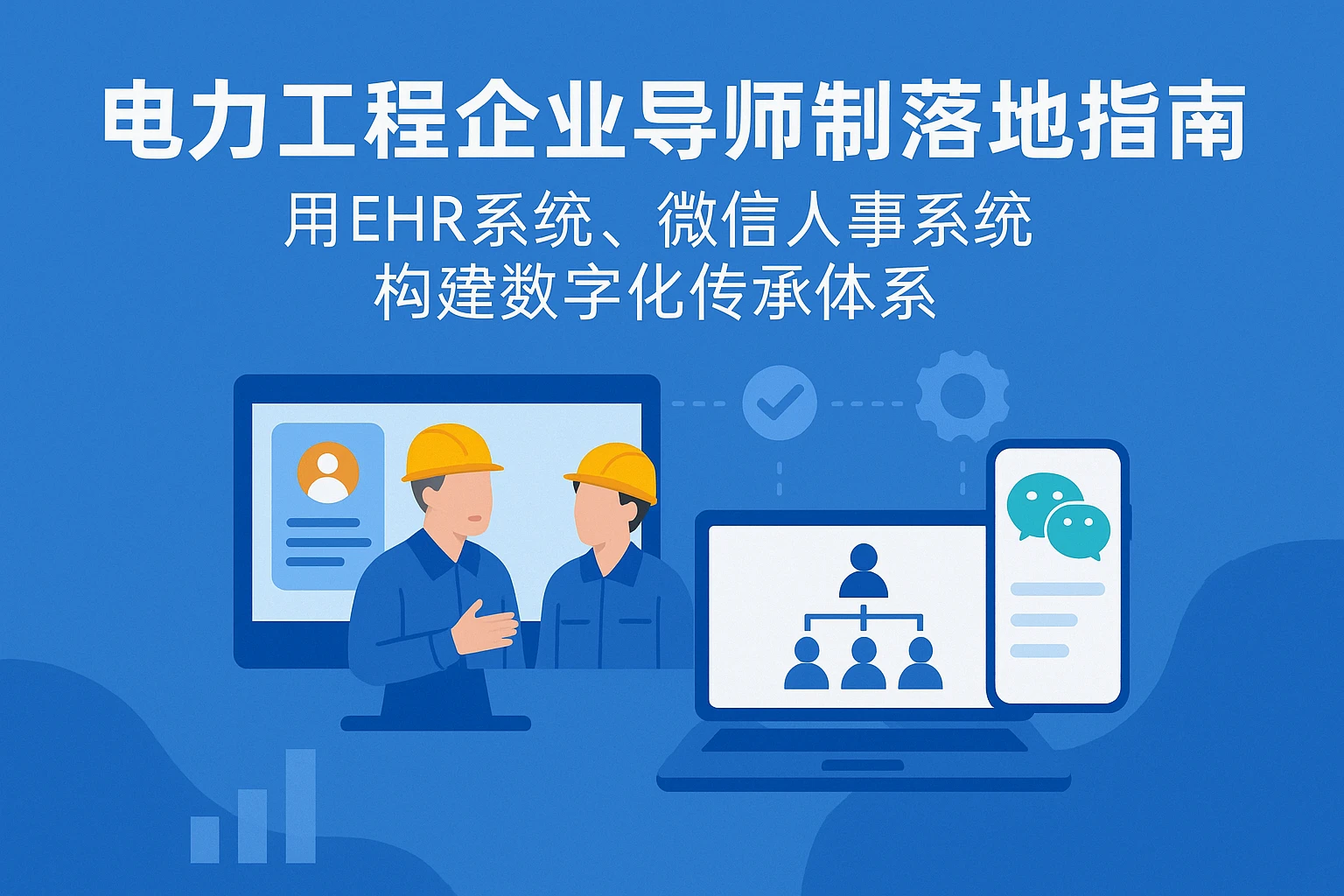 电力工程企业导师制落地指南：用EHR系统、微信人事系统构建数字化传承体系