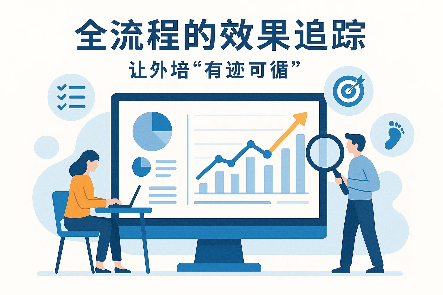 2. 全流程的效果追踪：让外培“有迹可循”