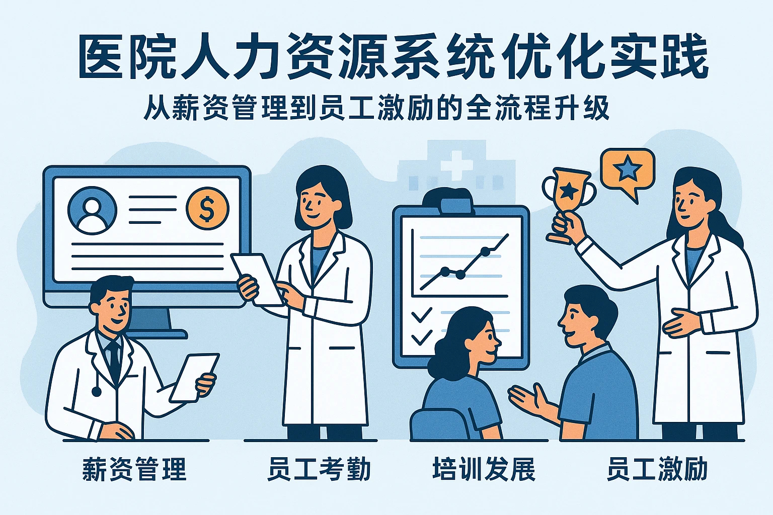 医院人力资源系统优化实践：从薪资管理到员工激励的全流程升级
