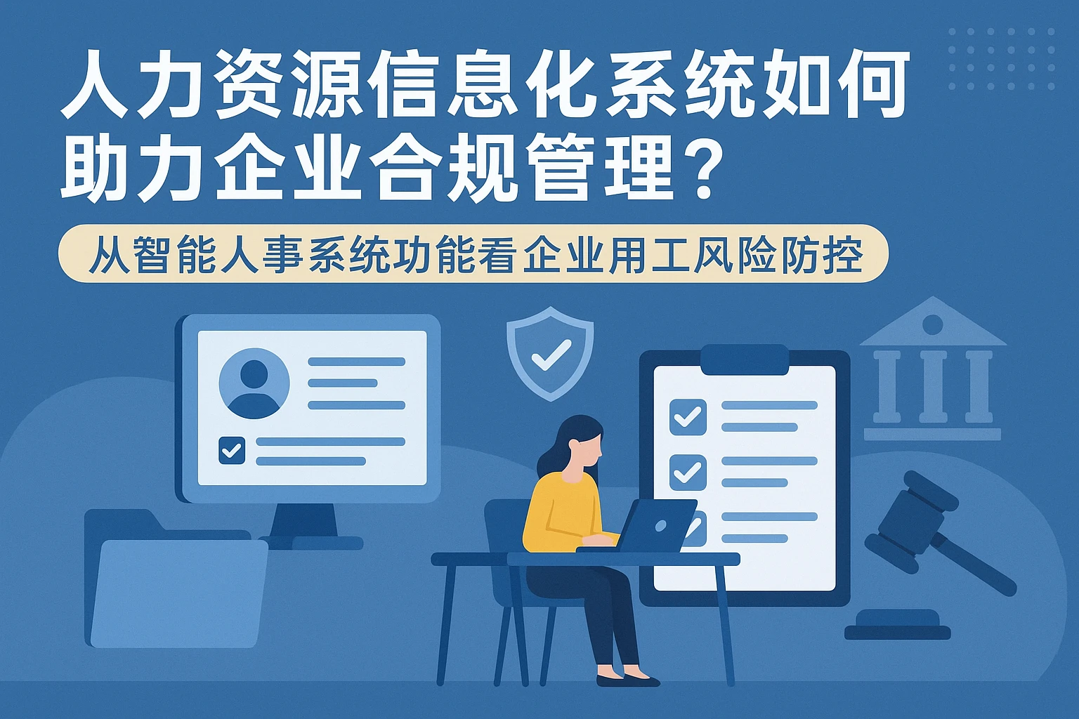 人力资源信息化系统如何助力企业合规管理？从智能人事系统功能看企业用工风险防控
