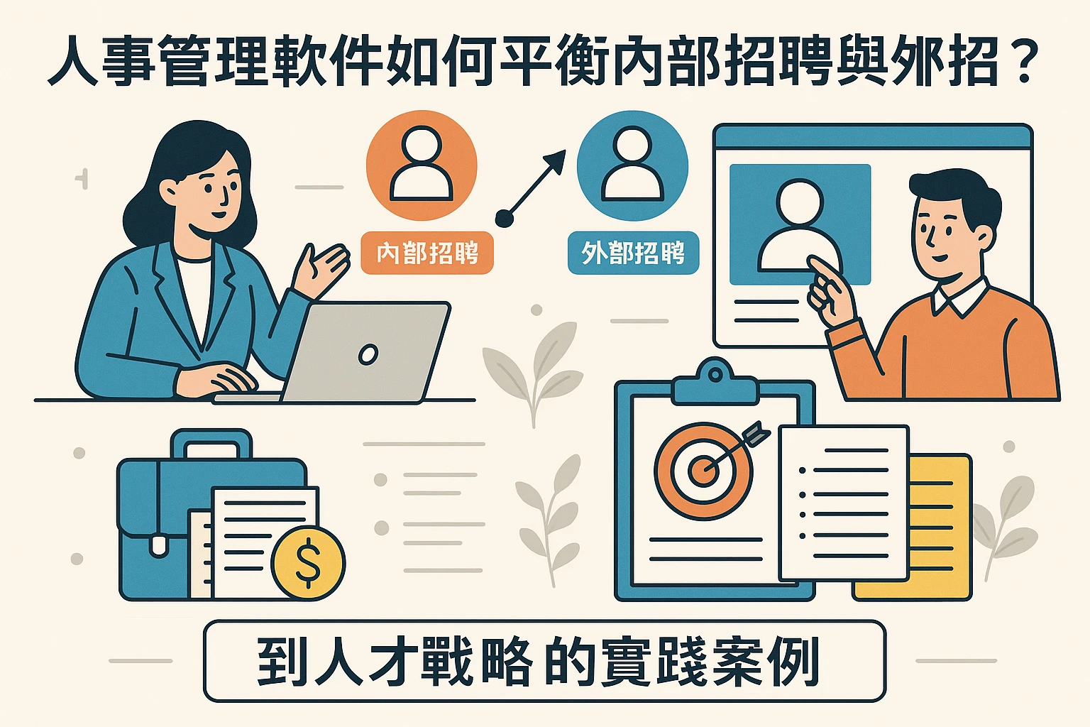 人事管理软件如何平衡内部招聘与外部招聘？从薪资核算到人才战略的实践案例