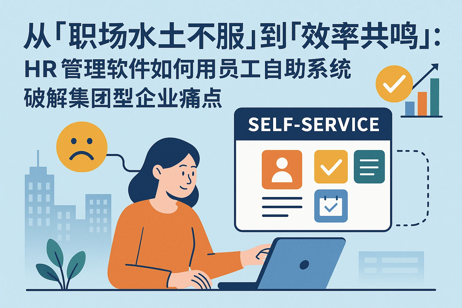 从“职场水土不服”到“效率共鸣”：HR管理软件如何用员工自助系统破解集团型企业痛点