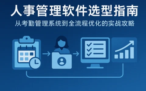 人事管理软件选型指南：从考勤管理系统到全流程优化的实战攻略