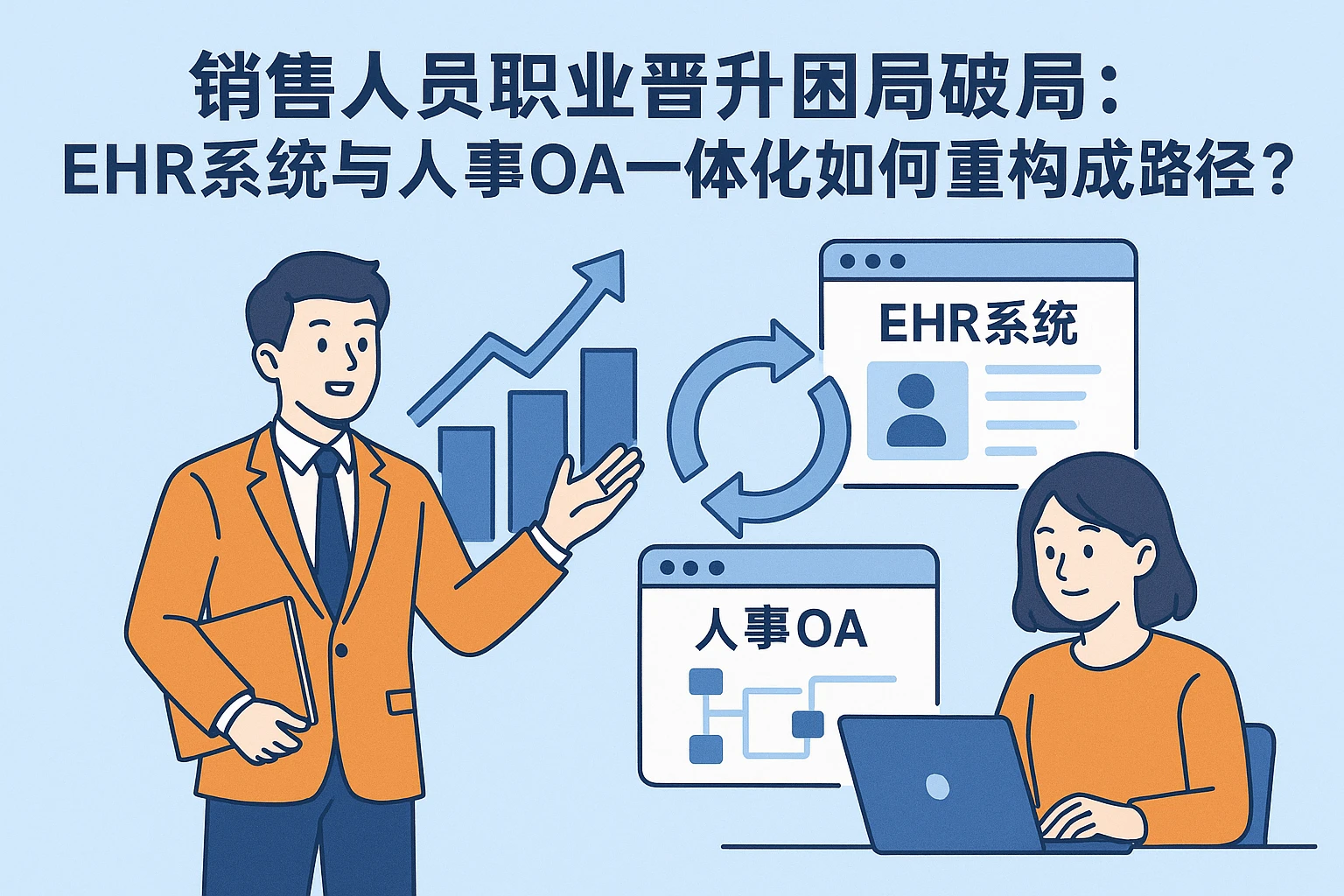 销售人员职业晋升困局破局：EHR系统与人事OA一体化如何重构成长路径？