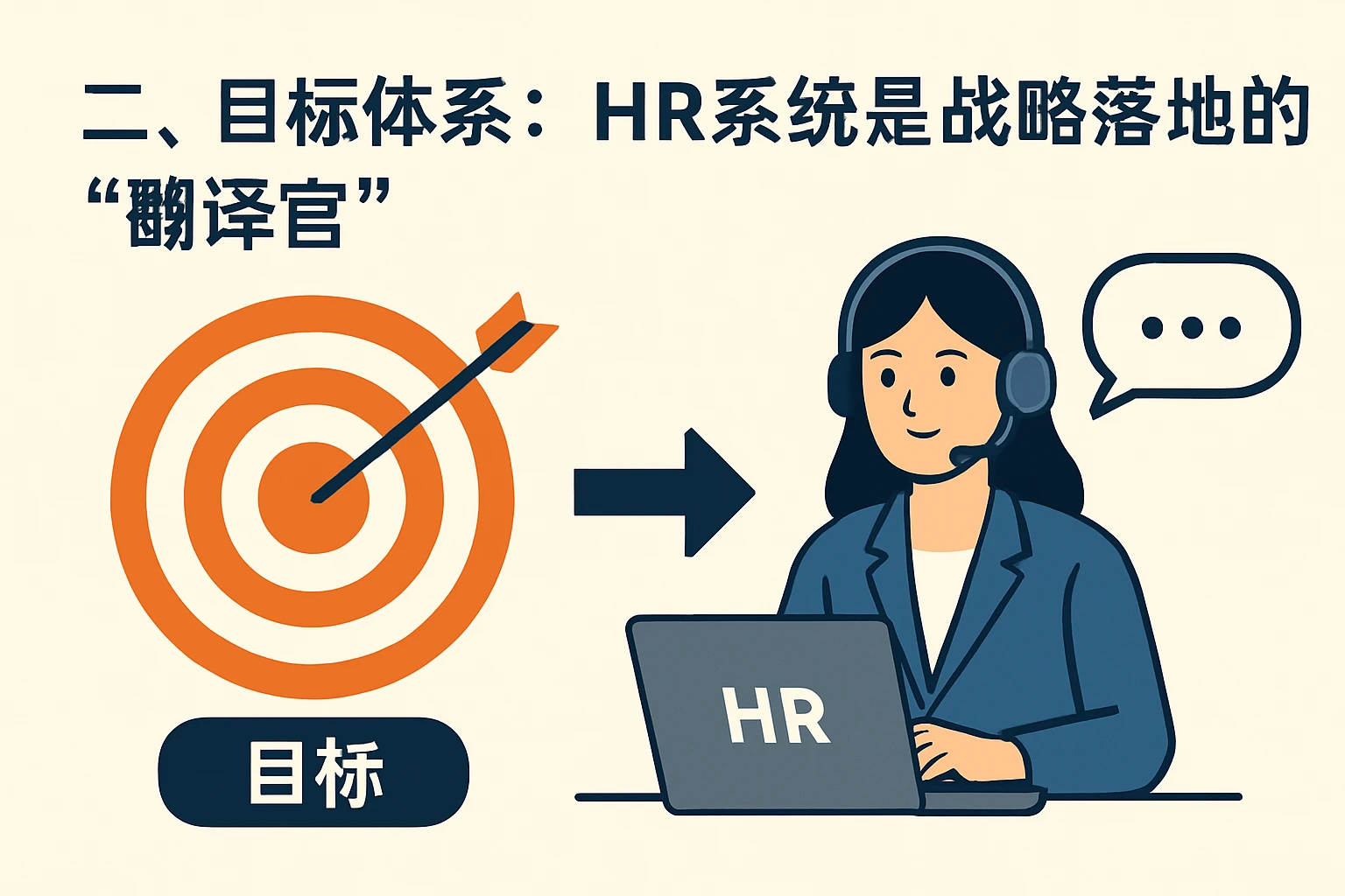 二、目标体系：HR系统是战略落地的“翻译官”