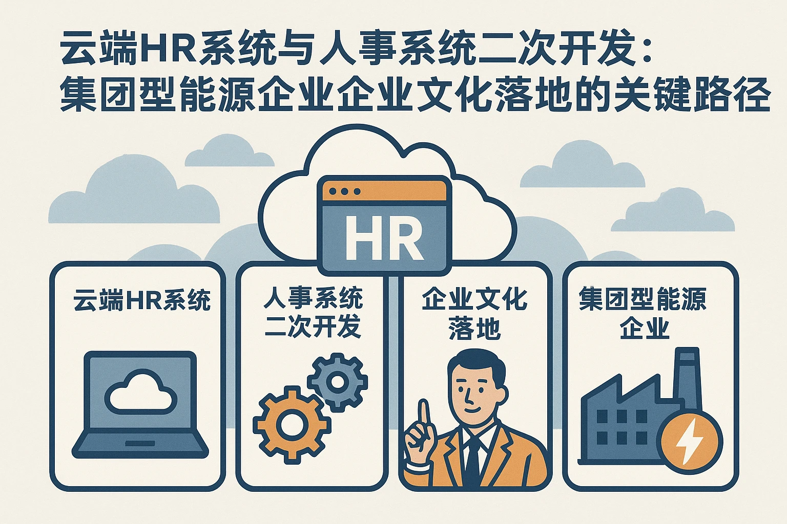 云端HR系统与人事系统二次开发：集团型能源企业企业文化落地的关键路径