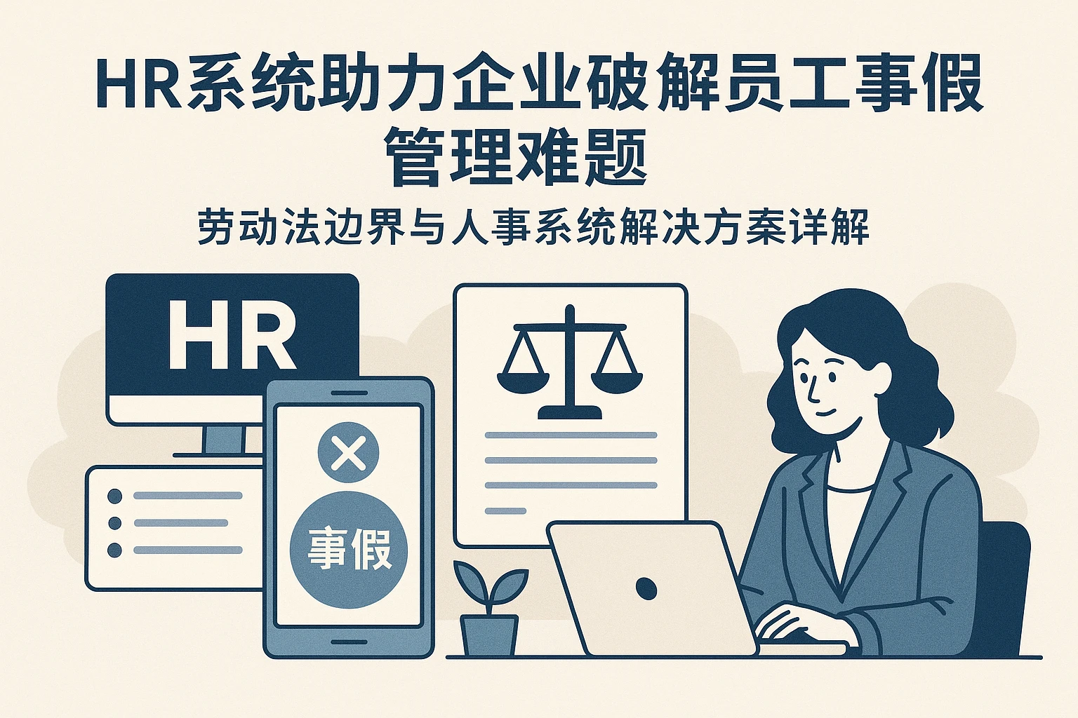 HR系统助力企业破解员工事假管理难题：劳动法边界与人事系统解决方案详解