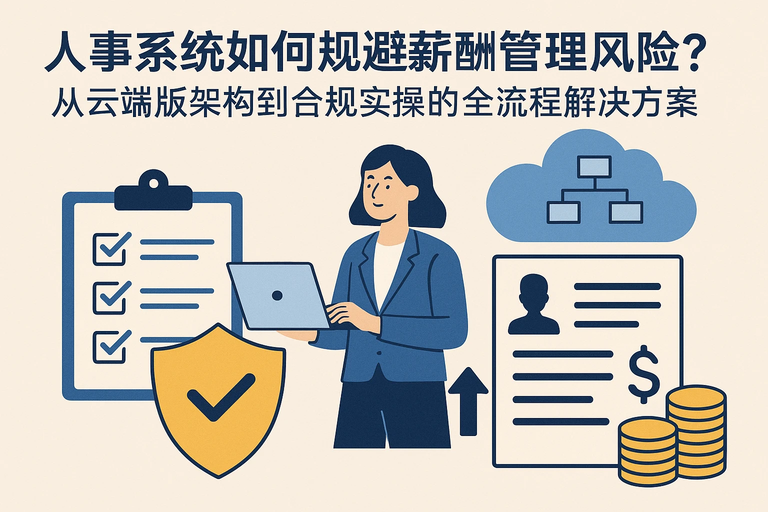 人事系统如何规避薪酬管理风险？从云端版架构到合规实操的全流程解决方案