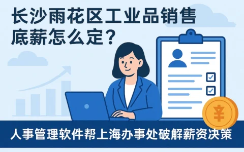 长沙雨花区工业品销售底薪怎么定？人事管理软件帮上海办事处破解薪资决策难题