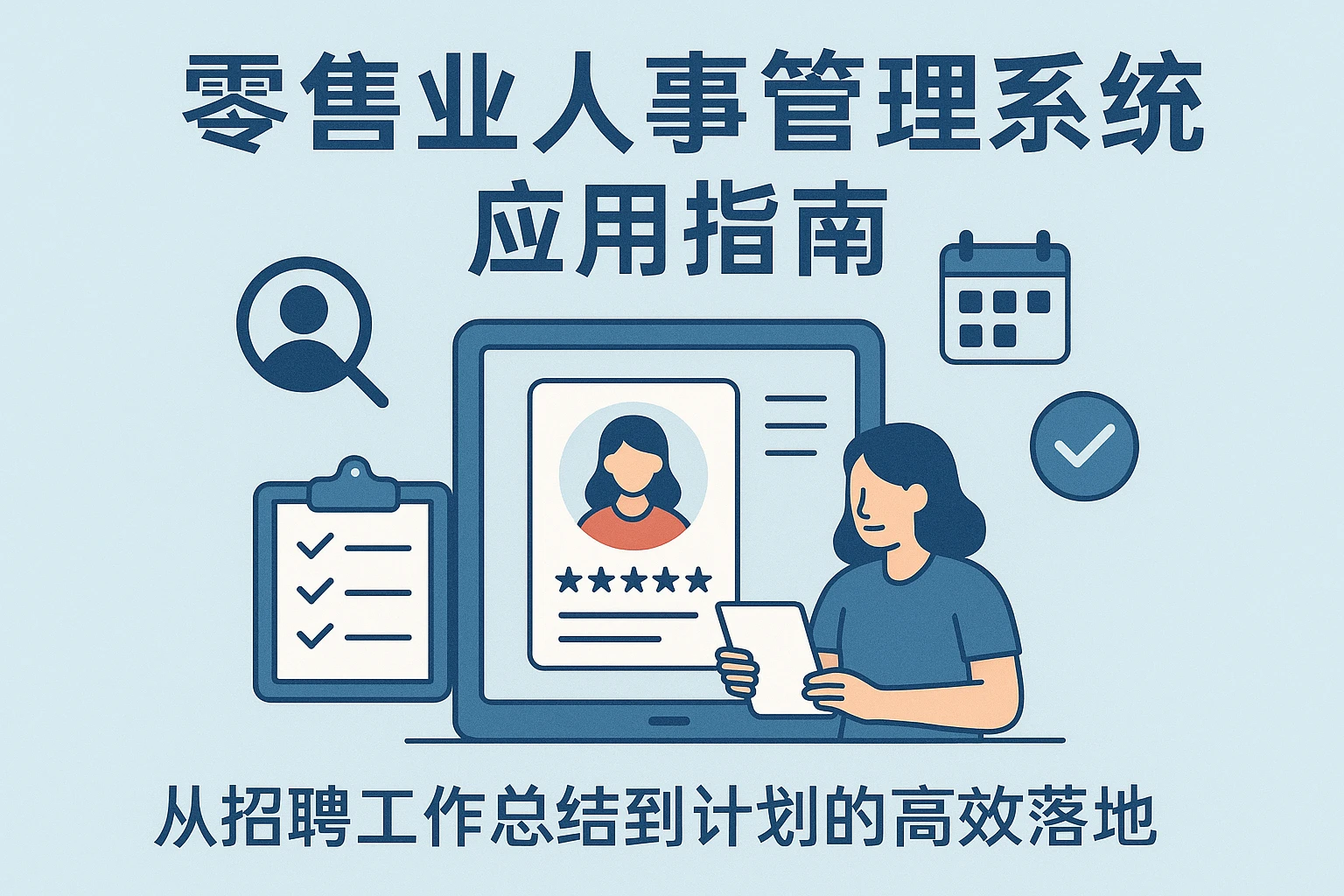 零售业人事管理系统应用指南：从招聘工作总结到计划的高效落地