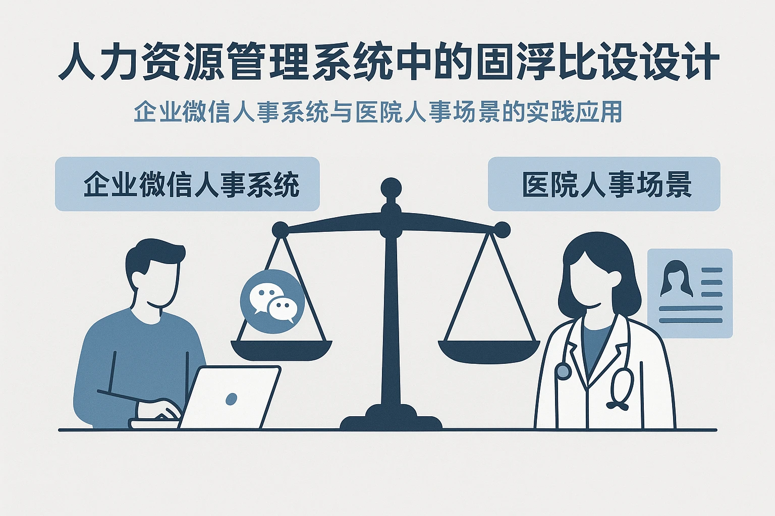 人力资源管理系统中的固浮比设计：微信人事系统与医院人事场景的实践应用