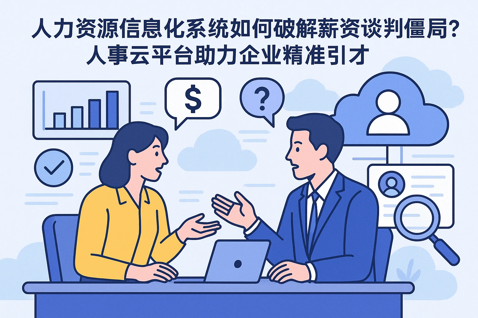 人力资源信息化系统如何破解薪资谈判僵局？人事云平台助力企业精准引才