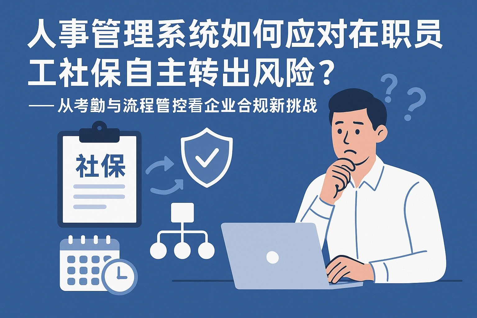 人事管理系统如何应对在职员工社保自主转出风险？——从考勤与流程管控看企业合规新挑战